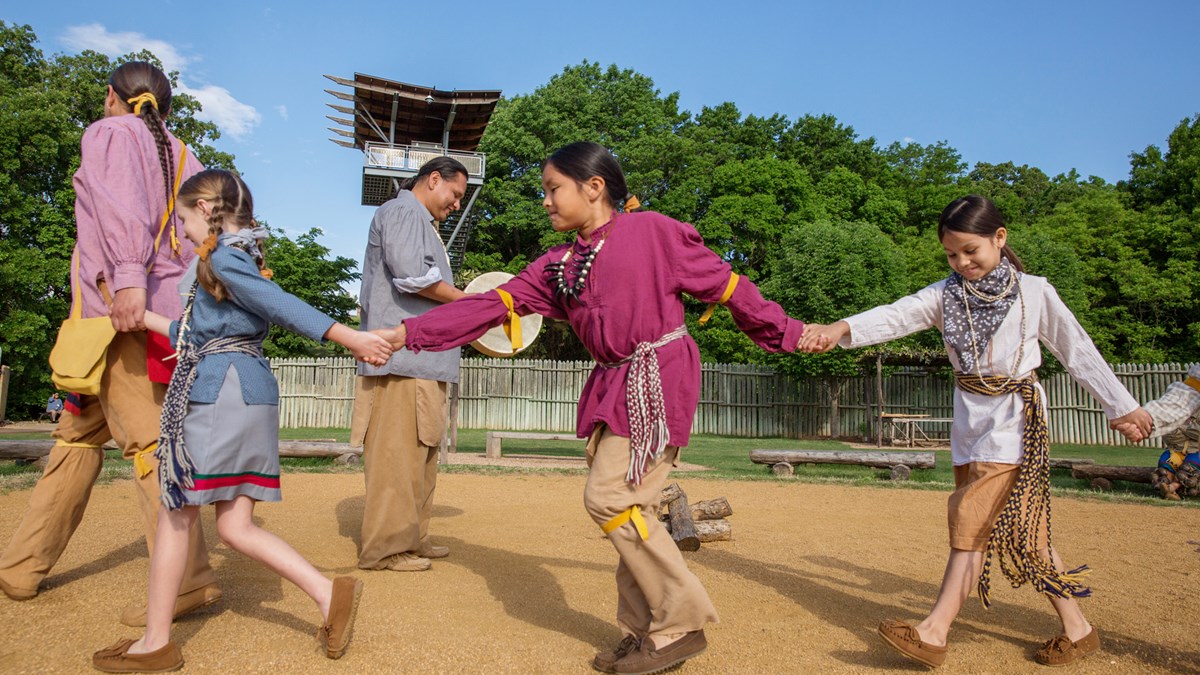 Stomp Dance Demonstration | Chickasaw Cultural Center